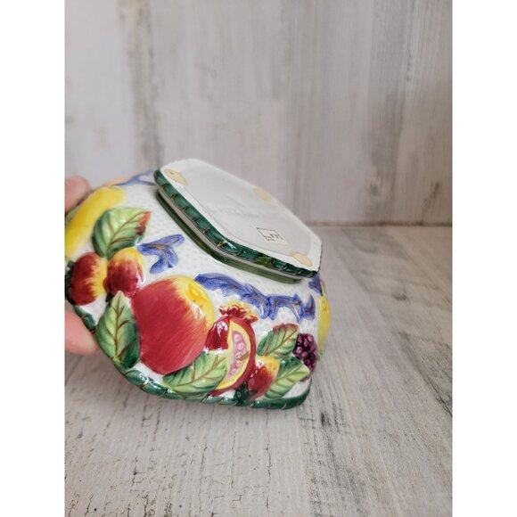 Fitz Floyd fruit bowl mini ceramic vintage dish home decor - Picture 4 of 6
